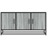 TV Cabinet Grey Sonoma 100x35x50 cm Engineered Wood and Metal 848832