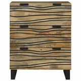 Sideboard with Drawer Brown 60 x 33.5 x 75 cm Solid Mango wood 4017939