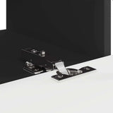 TV Wall Cabinet 2 pcs Black Engineered Wood 892192