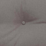 Back Pillow Taupe 200 x 24 x 50 cm Fabric 42014592