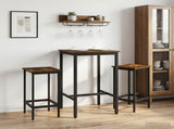 Bar Stool 2 pcs Smoked Oak 40 x 32 x 64 cm Engineered Wood 8006132