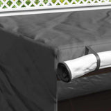Outdoor Swing Cover Black 220 x 150 x 150 cm 600D Oxford Fbric 4105923