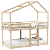 Bunk Bed without Mattress 90x190 cm Solid Wood Pine 3282044