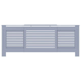 MDF Radiator Cover Grey 205 cm 325553