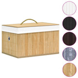 Bamboo Storage Boxes 4 pcs 320765