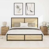 Bedside Cabinet with Drawer 2 pcs Artisan Oak 45 x 40 x 55 cm 863060