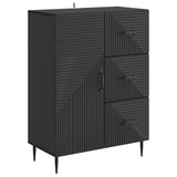 Sideboard with Drawer Black 66 x 34.5 x 89.5 cm Engineered Wood 894856