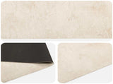 Kitchen Rug Cream Concrete 300 x 60 cm 100% Polyamide Washable 42045709