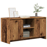 TV Cabinet Old Wood 102x37.5x52.5 cm Engineered Wood 856782
