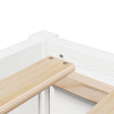 Bed with Mattress White 120x200 cm Solid Wood Pine 3281938