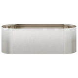 Raised Garden Bed Stainless Steel 120 x 40x 40 cm 8011688