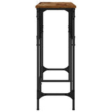 Console Table Old Wood 140 x 29 x 75 cm Engineered Wood 883528