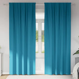 Blackout Curtains Turquoise Polyester 4107531