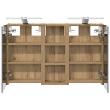 Bathroom Cabinet Set 3 pcs 80 x 10.5 x 50 cm Engineered wood 3403663