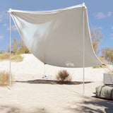 Beach Canopy with Sand Anchors Grey 214x236 cm 4008643