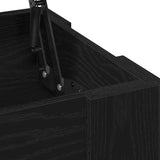 Coffee Table Black Oak 79 x 49 x 41 cm Engineered Wood 862765