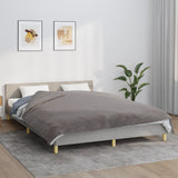 Weighted Blanket With Cover Grey Cotton Large 350833