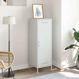 Highboard White 36x39x113 cm Steel 843011