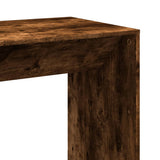 Bar Table Smoked Oak 102x50x103.5 cm Engineered Wood 854431