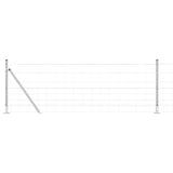 Welded Wire Fence with Concrete Base 50 x 0.8 m 3351530