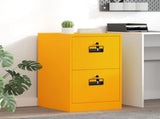 File Cabinet Mustard Yellow 44 x 50 x 74.5 cm Cold-Rolled Steel 891595