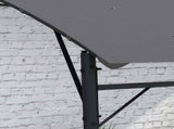 3 x 4m Metal Frame Pergola - Grey T3398P318605