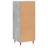 Sideboard Concrete Grey 34.5x34x90 cm Engineered Wood 828584