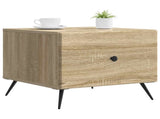 Coffee Table Sonoma Oak 49 x 50 x 40 cm Engineered Wood 895657