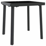 Sun Lounger with Table 2 pcs Black, White 40 x 40 x 40.5 cm 42009981