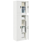 Storage Cabinet 2 pcs 60 x 40 x 210 cm Steel Lockable 3438764