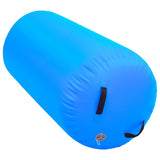Inflatable Gymnastic Roll with Pump 120x90 cm PVC Blue 92720