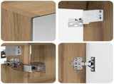 Bathroom Cabinet Set 5 pcs Artisan Oak Engineered Wood 3406438
