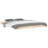 Bed Frame without Mattress 140x190 cm Solid Wood Pine 823464