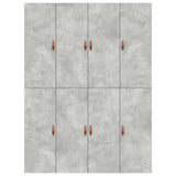 Storage Bed Frame Concrete Grey 150 x 200 cm Engineered Wood 3335384
