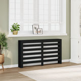 Radiator Cover Black 149x20x82 cm Engineered Wood 852700