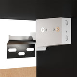 Bedside Cabinets 2 pcs Black 30.5x30x30 cm Engineered Wood 3079710