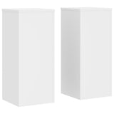 Plant Stands 2 pcs White 30x30x70 cm Engineered wood 852924