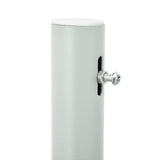 ZNTS Patio Retractable Side Awning 140x500 cm Grey 48398
