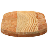 Table Top Light Brown 80x40x4 cm Solid Wood Oak Oval 4009073