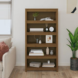 Book Cabinet Honey Brown 80x35x154 cm Solid Wood Pine 821692