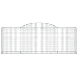 Arched Gabion Baskets 13 pcs 300x50x100/120 cm Galvanised Iron 3146712
