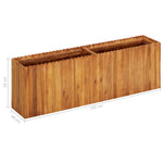 Garden Raised Bed 150x30x50 cm Solid Acacia Wood 45925
