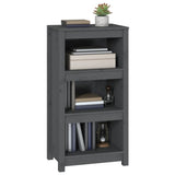 Book Cabinet Grey 50x35x97 cm Solid Wood Pine 821706