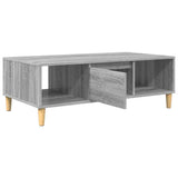 Coffee Table Grey Sonoma 102 x 55 x 35 cm Engineered Wood 876194