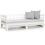 Pull-out Day Bed without Mattress White 2x cm 820777