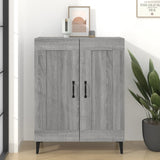 Sideboard Grey Sonoma 69.5x34x90 cm Engineered Wood 817343