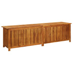 Garden Storage Box 200x50x58 cm Solid Acacia Wood 316500