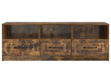 TV Cabinet Smoked Oak 102 x 34.5 x 47 cm Engineered Wood 895830