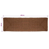 Area Rug Grey 60 x 400 cm Jute 42010407