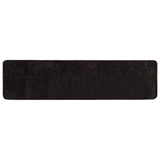 Rug Runner MARSA Anthracite 50 x 400 cm Polyester and PVC 42023166